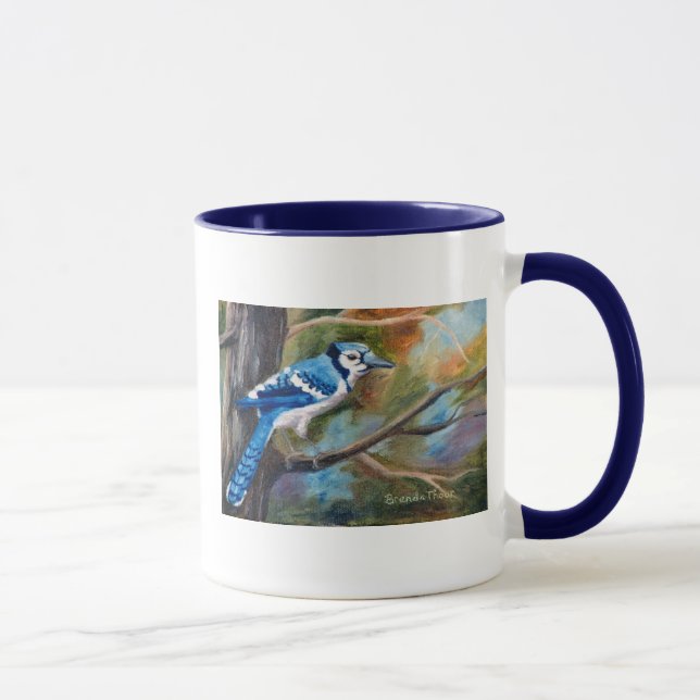 Blaue Jay-Tasse Tasse (Rechts)