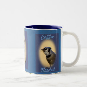 Blaue Jay-Tasse Zweifarbige Tasse