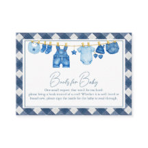 Blaue Jeans-Baby-Bücher für Baby Shower