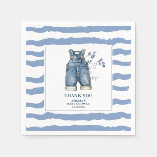Blaue Jeans Baby Denim Land Baby Dusche Serviette