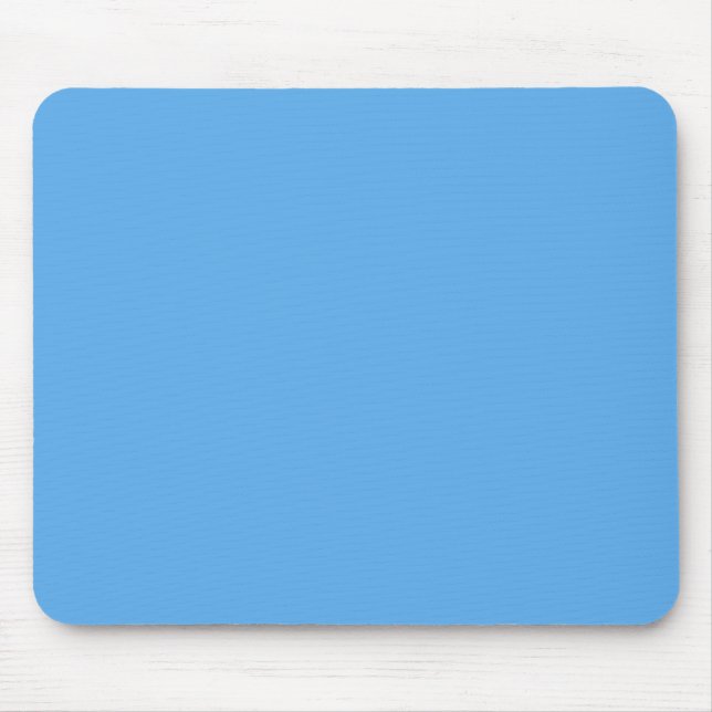 Blaue Jeans (feste Farbe) Mousepad (Vorne)