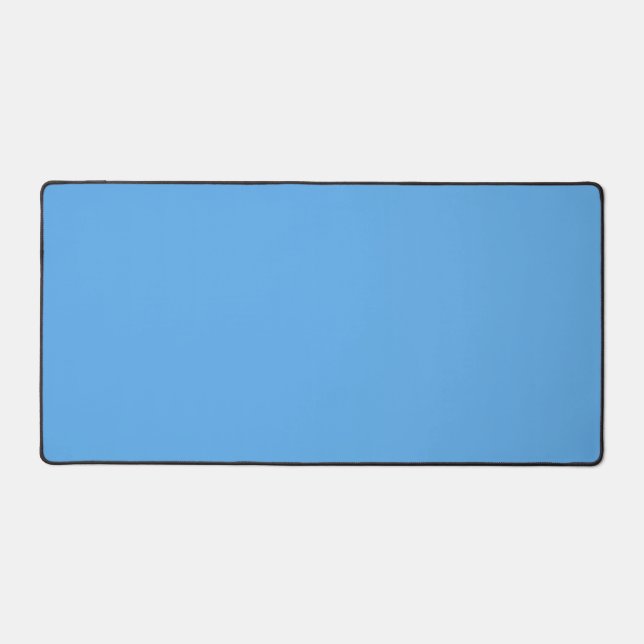 Blaue Jeans (feste Farbe) Schreibtischunterlage (Vorderseite)