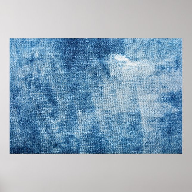 Blaue Jeans Poster (Vorne)
