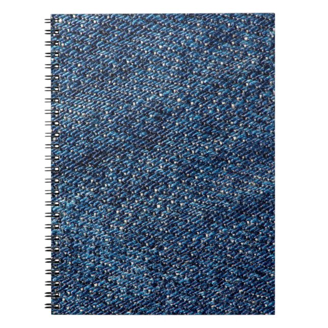 Blaue Jeans Textur Hintergrund. Notizblock (Vorderseite)
