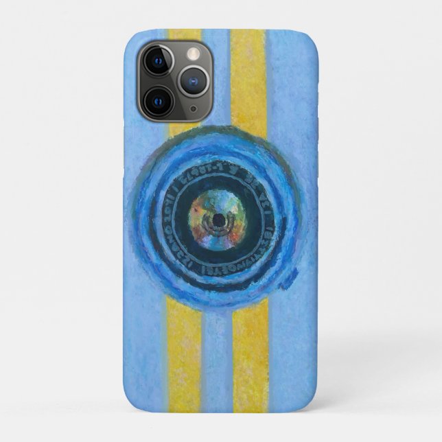 Blaue Kamera Case-Mate iPhone Hülle (Rückseite)