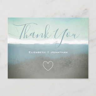 Blaue Kammberge Danke Postkarte