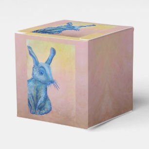 blaue Kaninchen-Geschenkboxen Geschenkschachtel
