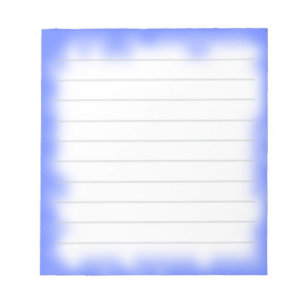 blaue Kante Notizblock