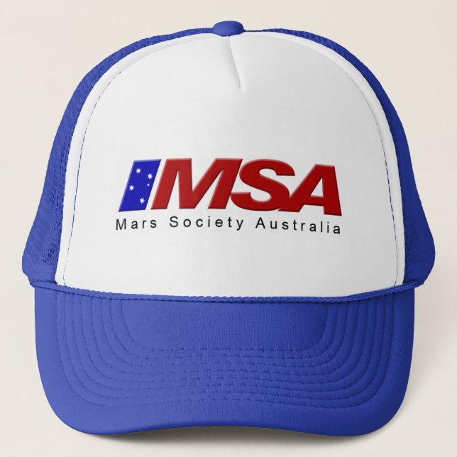 Blaue Kappe MSAs (Vorderseite)