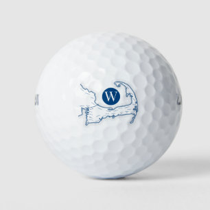 Blaue Kapuze Golfball