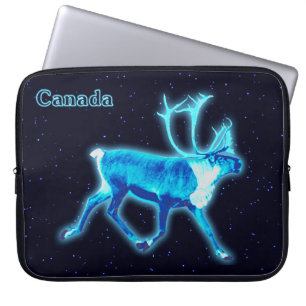 Blaue Karibik (Reindeer) Laptopschutzhülle