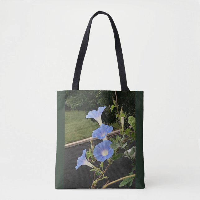 Blaue Kaskade der Morgenprächtigen  Tasche (Vorderseite)