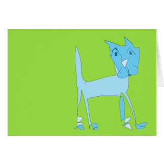 Blaue Katze