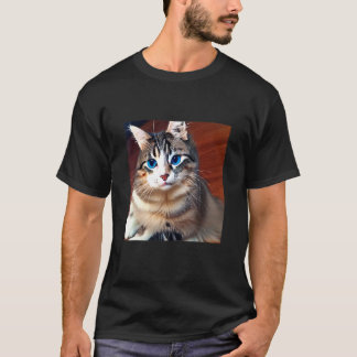 Blaue Katze Kitten Kätzchen  Süße und niedliche Ka T-Shirt