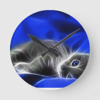blaue Katze