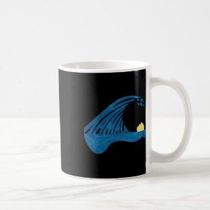 Blaue Katzen schwingen für Kamala Funny Trump Blue Kaffeetasse