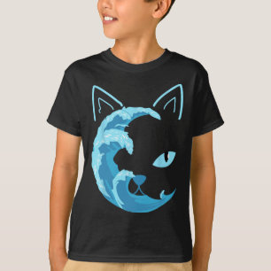 Blaue Katzen wellen nach Kamala Funny Blue Wave of T-Shirt