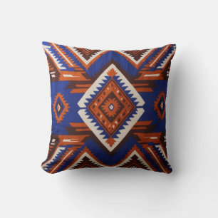 "Blaue Kilim Kissen: Der perfekte Boho Akzent Kissen