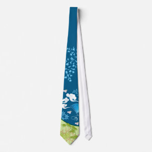 Blaue Kimono-Krawatte Krawatte