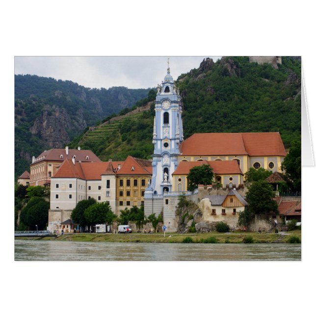 Blaue Kirche in Dürnstein (Vorderseite (Horizontal))