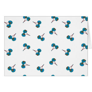 Blaue Kirsche Muster