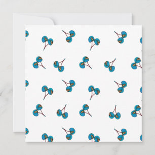 Blaue Kirsche Muster