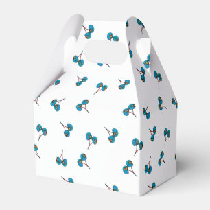 Blaue Kirsche Muster Geschenkschachtel