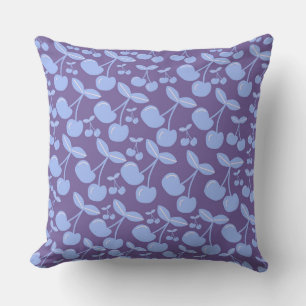 Blaue Kirschen Kissen Mädchen Schlafzimmer Kissen