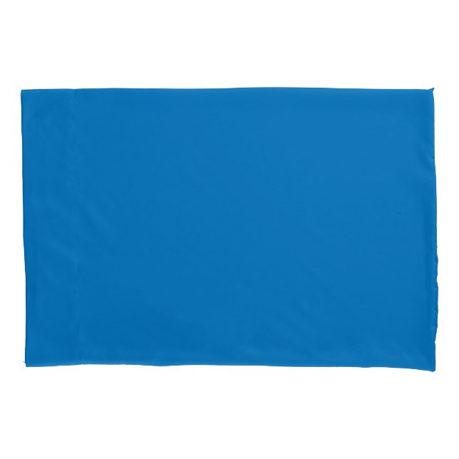 Blaue Kissenfänger Kissenbezug (Vorderseite-Links)