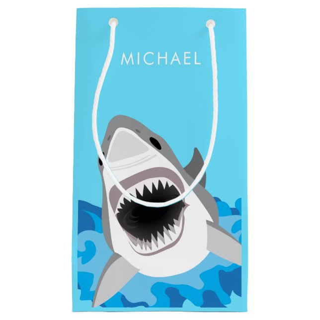 Blaue Kleine Geschenktüte (Vorderseite)