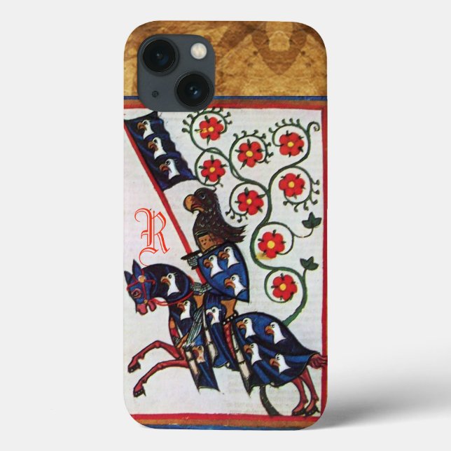 BLAUE KNIGHT MEDIEVENT PARCHOGRAM Case-Mate iPhone HÜLLE (Rückseite)