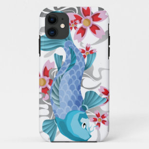 Blaue Koi Fische iPhone 11 Hülle