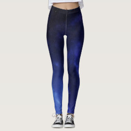 Blaue Konstellationen Leggings