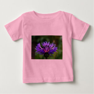 Blaue Kornblumen-Blüten Frieden Liebe Schicksal Baby T-shirt