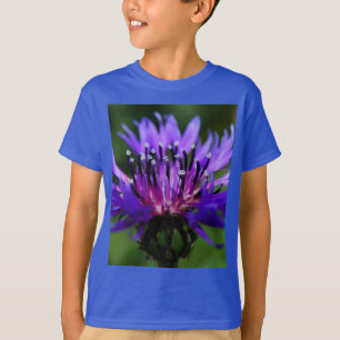 Blaue Kornblumen-Blüten Frieden Liebe Schicksal T-Shirt