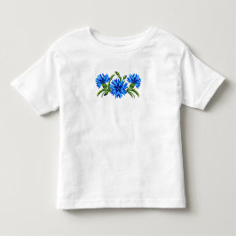 Blaue Kornblumen Kleinkind T-shirt