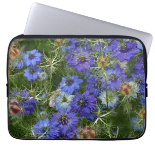 Blaue Kornblumen Laptopschutzhülle
