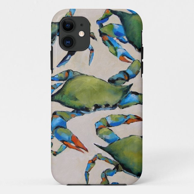 Blaue Krabbe IPhone Fall Case-Mate iPhone Hülle (Rückseite)