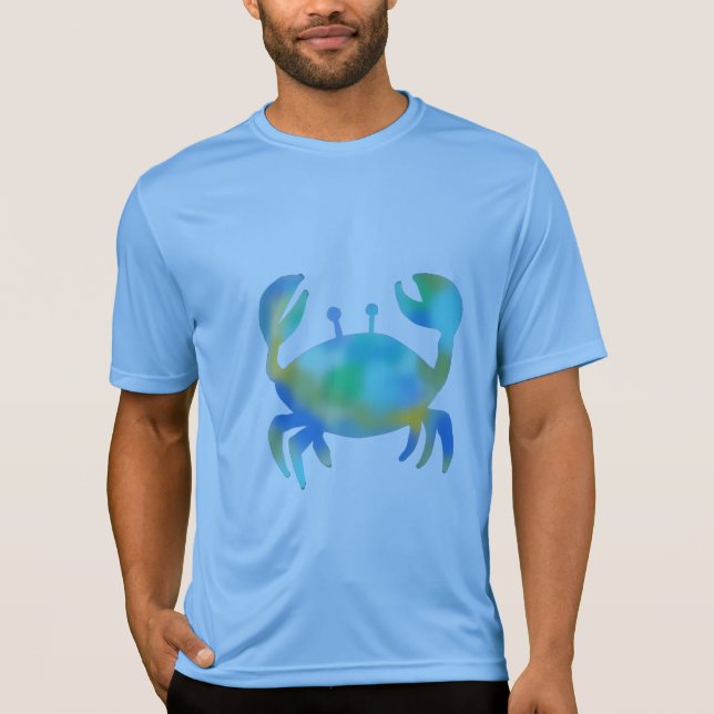 Blaue Krabbe T-Shirt (Vorderseite)