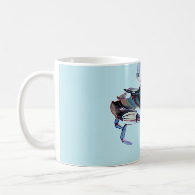 Blaue Krabbe Tasse (Links)