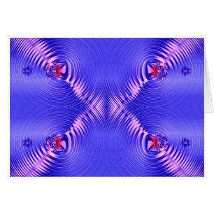 Blaue Kräuselungen