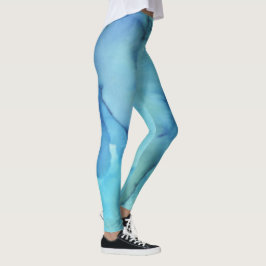 Blaue Krawatte-Die Leggings