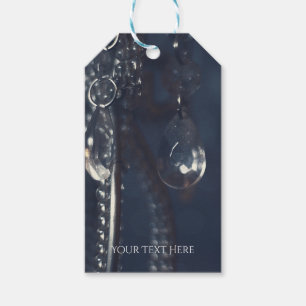Blaue Kristall Elegante Romantische Chic Hochzeit Geschenkanhänger