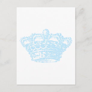 Blaue Krone Postkarte