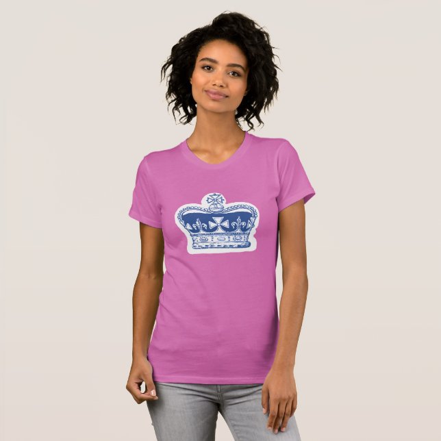 Blaue Krone T-Shirt (Vorne ganz)