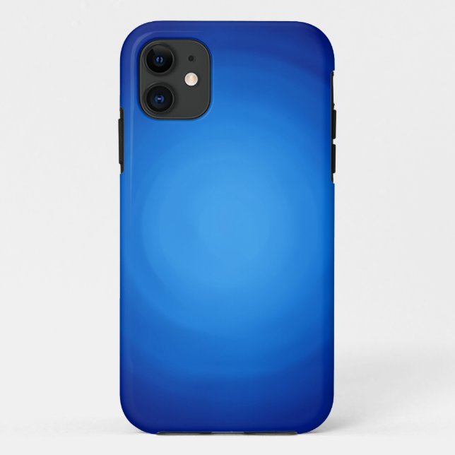 Blaue Kunst Case-Mate iPhone Hülle (Rückseite)