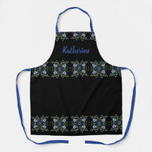 Blaue künstlerische Blumen