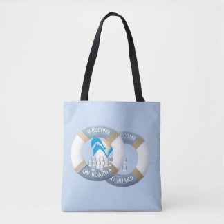 Blaue Küsten-Delfine Tasche