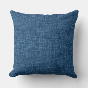 Blaue Küsten-Wurfkissen Kissen