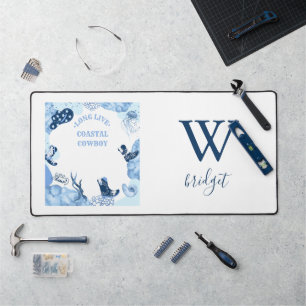 Blaue Küstenwache Schreibtischunterlage